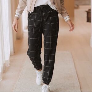 Albion Fit Windowpane Jetsetter Joggers